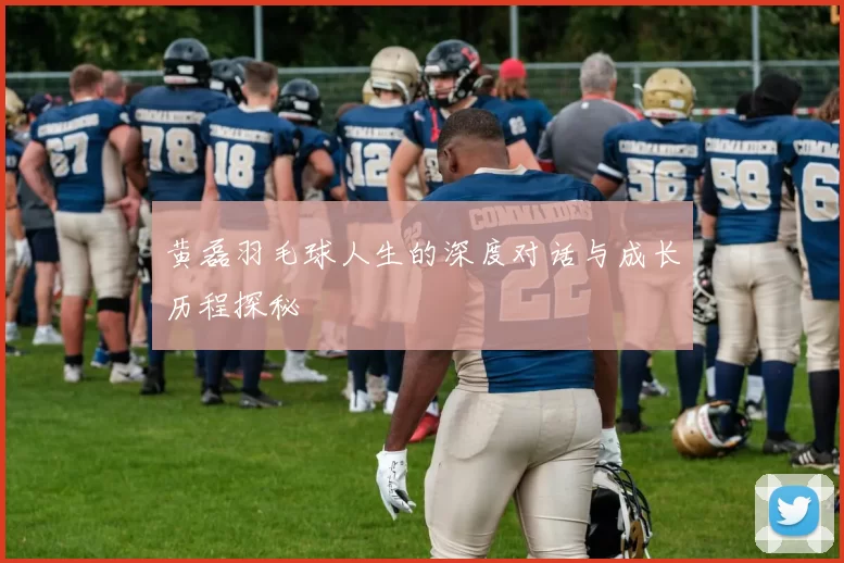 黄磊羽毛球人生的深度对话与成长历程探秘