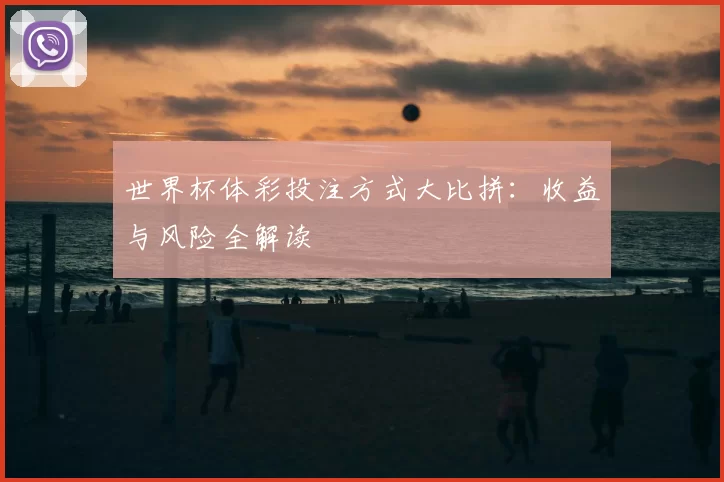 世界杯体彩投注方式大比拼：收益与风险全解读